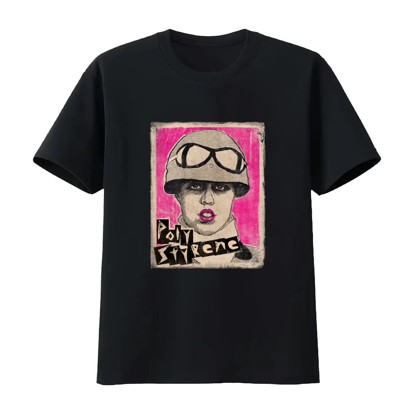 Poly Styrene T-Shirt Summer Casual Cotton Tee Oversized Streetwear Tops Vintage Graphic Print Loose Fit Short Sleeve