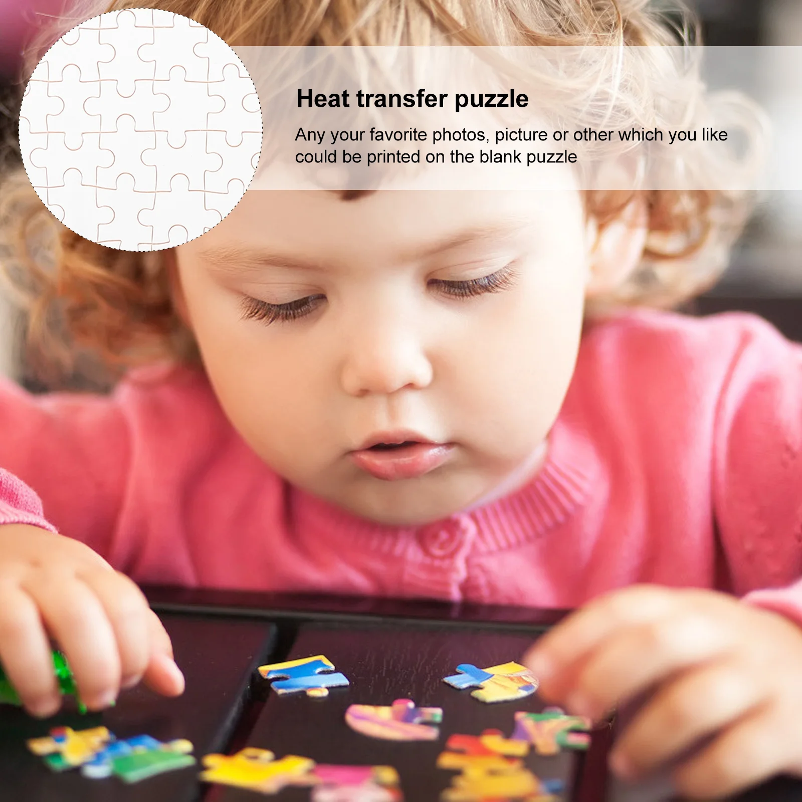 1000 szt. Drewniane elementy do samodzielnego wykonania, do termotransferu, do rozwoju inteligencji dzieci, dekoracja, pomysł na prezent, transfer termiczny