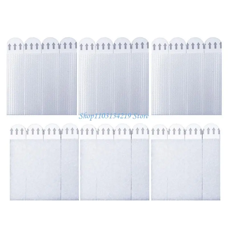 N5KC 12Pcs Large Picture Hanging Strips Heavy Duty Wall Hanging Strips Enduring