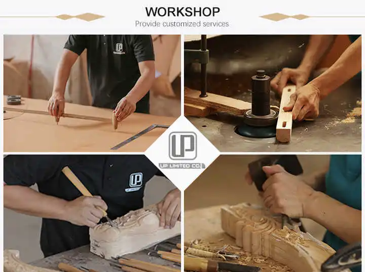 Antique style high quality wood carving style office furniture classic design antique wood gold carving desk