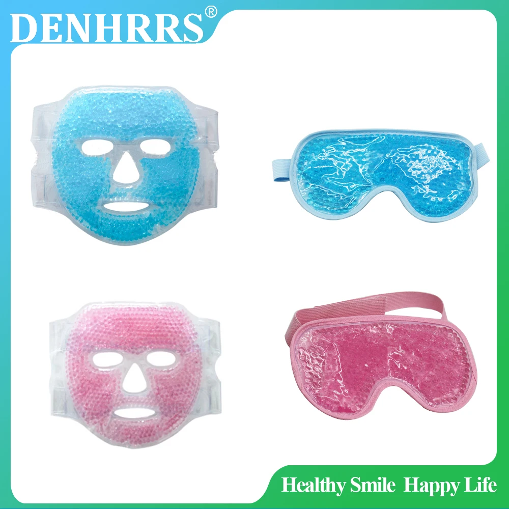 1Set Eye Face Gel Mask Gel Ice Pack Face Mask Cold and Hot Pack Cool Down To Remove Edema