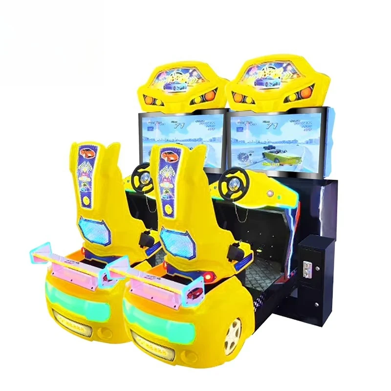

Arcade Coin Operated Games Amusement Park Steering Wheel Car Game Sim Racing Driving Simulator Gaming Machine