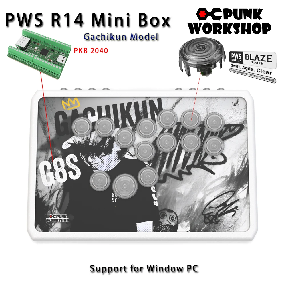 Punk Workshop Newest Mini Box PWS R14 Shuto Edition Leverless