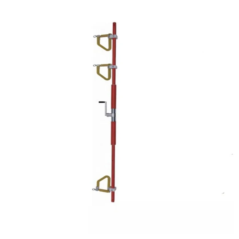 Electric power construction auxiliary insulation bracket portable three-phase wire support rod fixed drainage line support frame