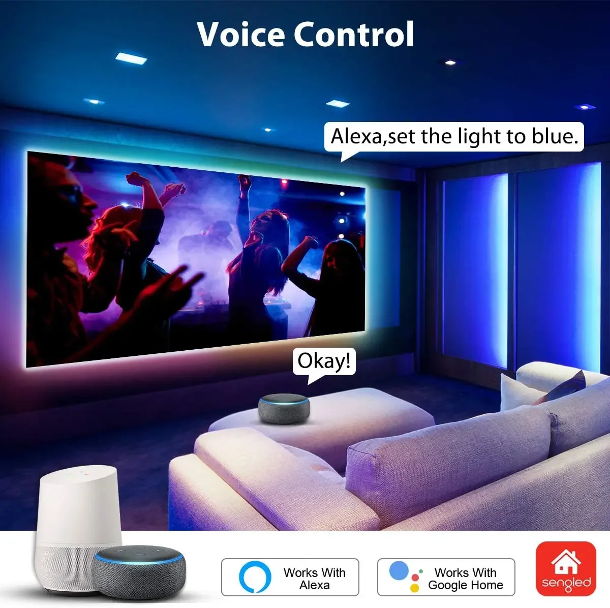 Tuya Smart Controller for Led RGB Strip Light Tape With Remote DC12V-24VWIFI  Smart Life Control Dimmer Work with Alexa Google