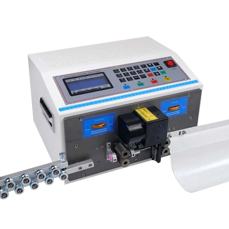 Newest 0.1-4mm2 Automatic Computer Wire Stripping Machine Peeling Skinning Cutting Cable Stripper Intelligent Control