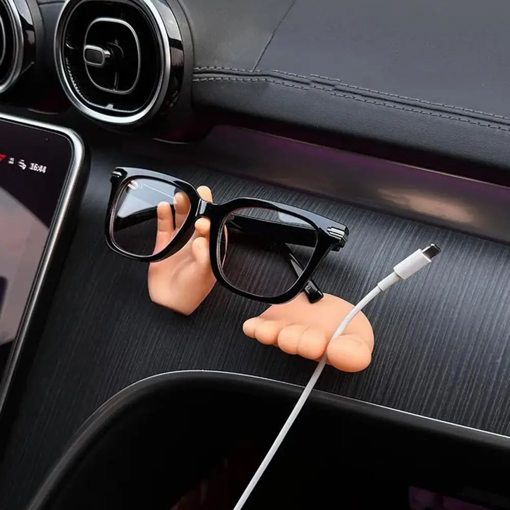 Car Multi-functional Car Glasses Clip Glasses Rack Car Storage Car Sunglasses Clip Creative Car Supplies