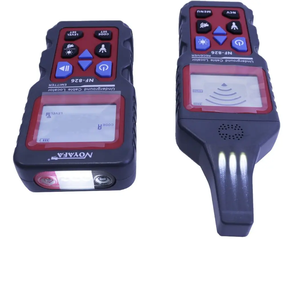 NF-826 rilevatore di cavi sotterranei professionale con localizzatore di cavi portatile