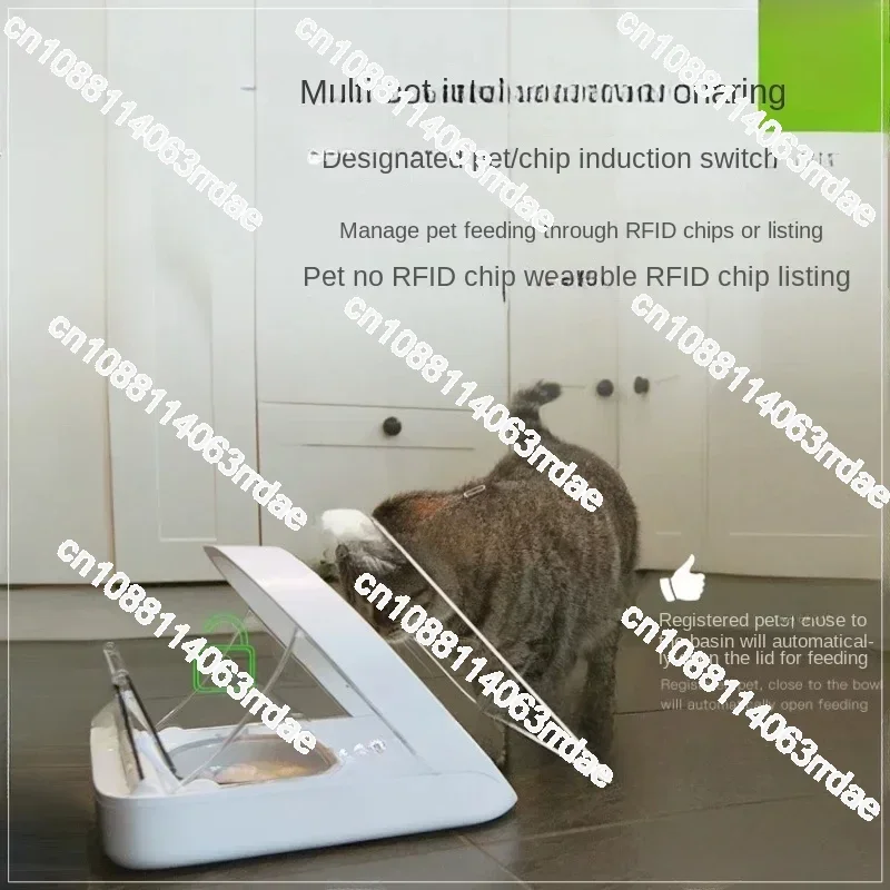 Security Chip Recognition Sensor, Multi Cat Automatic Feeder, Dog Wet Food Protection, Insect Prevention and Accessories