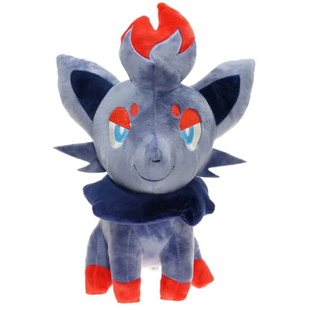 Jouet en Peluche Pokémon Zorua, Cuties Assises, Original, Beurre en Peluche, Cadeau, 30cm