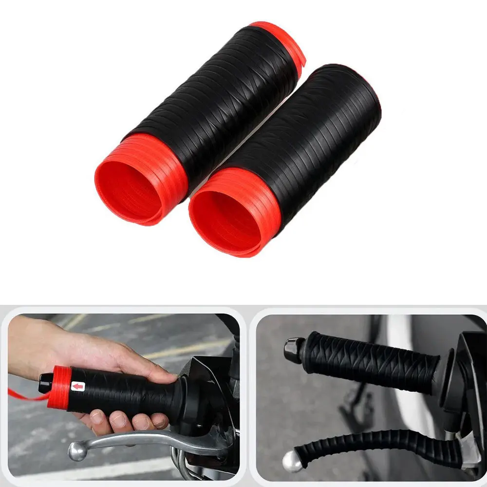 Motorcycle Silicone Handlebar Cover Universal Self Shrinking Non-Slip Grip Covers Sleeve Protector Cover Motorcycle Accessories