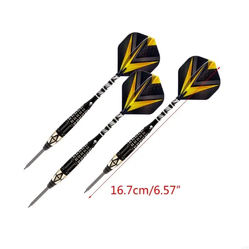 G7NF Darts Metal Tip Set Metal Tip Darts com eixos alumínio, barris latão Caixa dardos