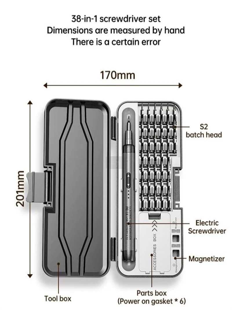 46-in-1 Small Precision Electric Screwdriver High Torque Repair Tool