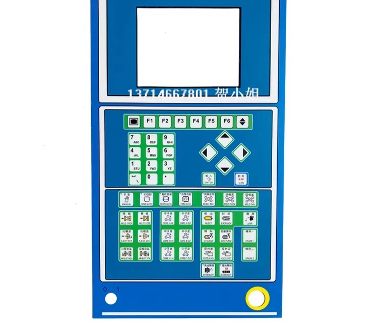 コンピュータパネルボタンステッカーメンブレンスイッチf1-f6-64インチウィンドウf10-q8