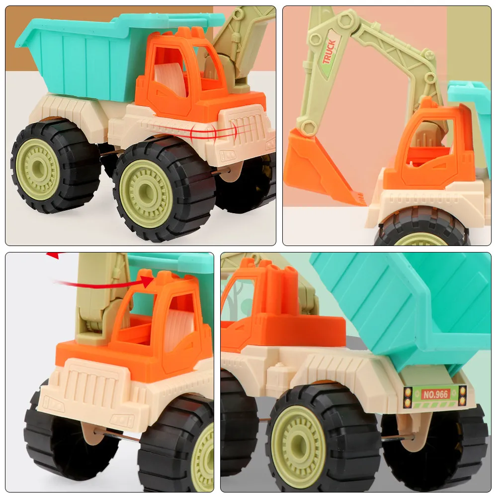 1Pcs Excavator Truck Kid Construction Vehicle Plastic Lightweight Engineering Truck Sand Beach Fun Playing Gift view 5