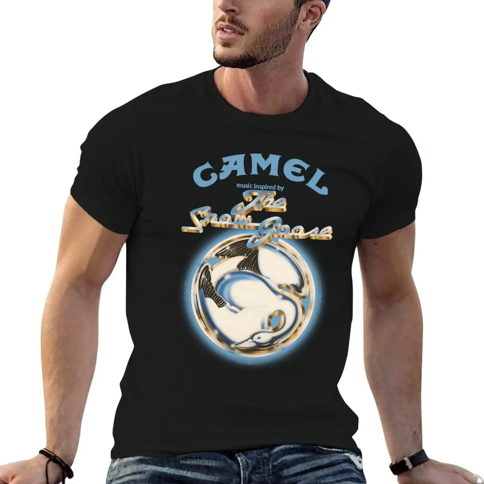 Camiseta de la banda Camel, camisetas personalizadas para hombre, camiseta informal para hombre, camiseta gráfica