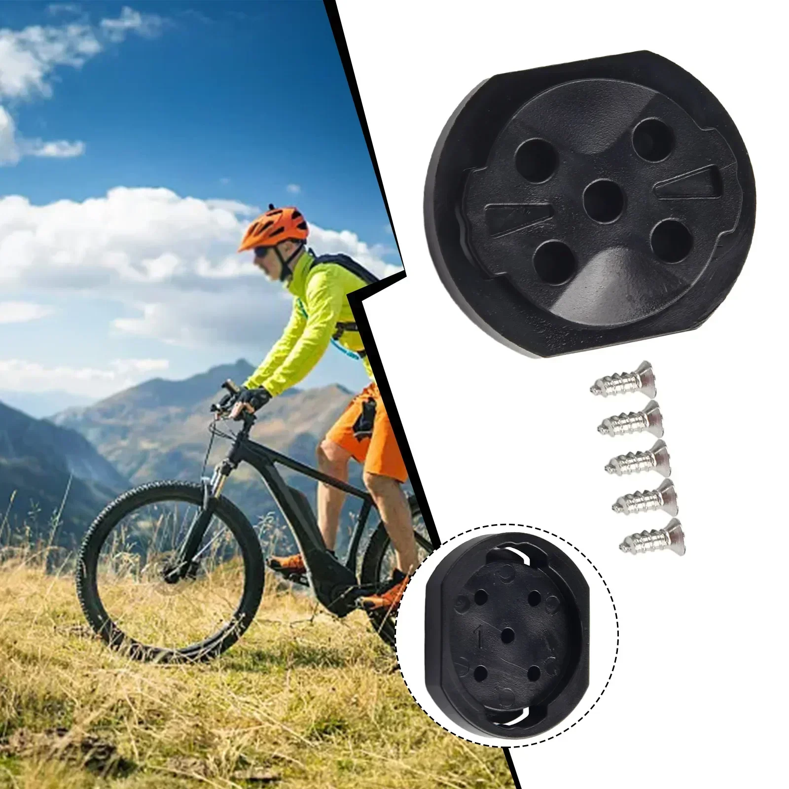 Mountain Bike Computer Bracket Mount Fixed Base Male Seat Repair Parts For GARMIN Connecting Stabilizing Seat Fittings