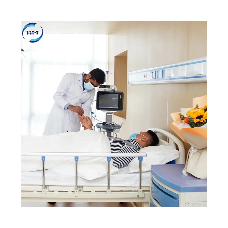 Factory Wholesale Price Visual Alarms Vital 6 Parameter Flexible Portable Patient Monitor for ICU