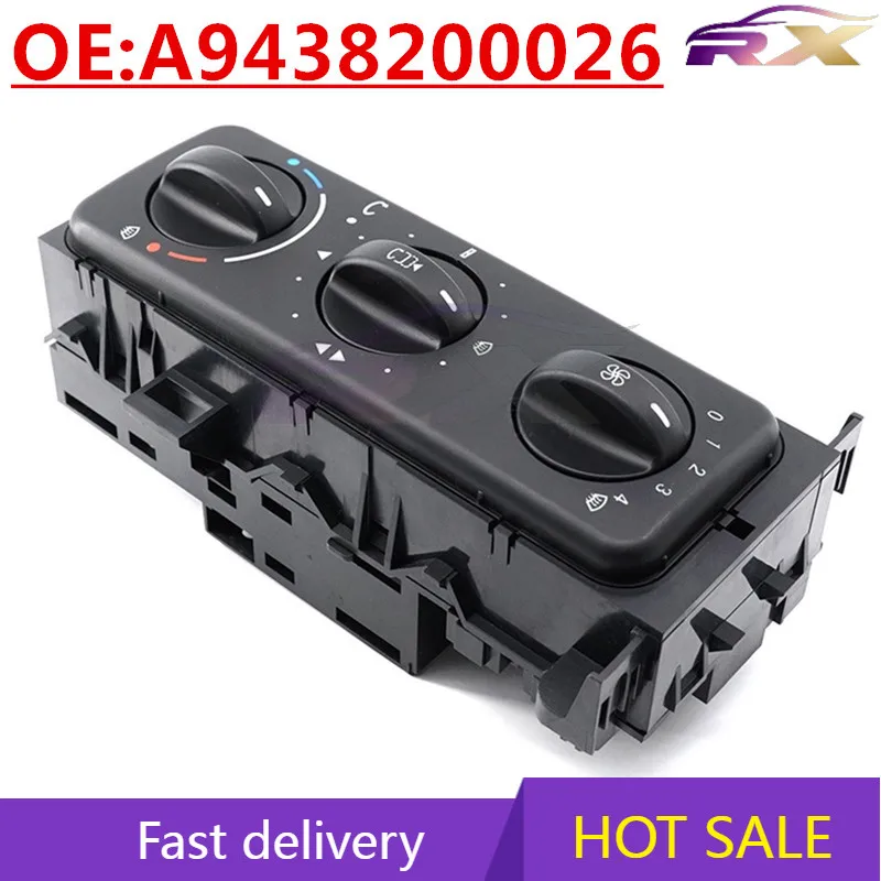 

OEM:A9438200026 Automobile Parts Heater Control Unit Switch Air Conditioning Panel Switch For Benz