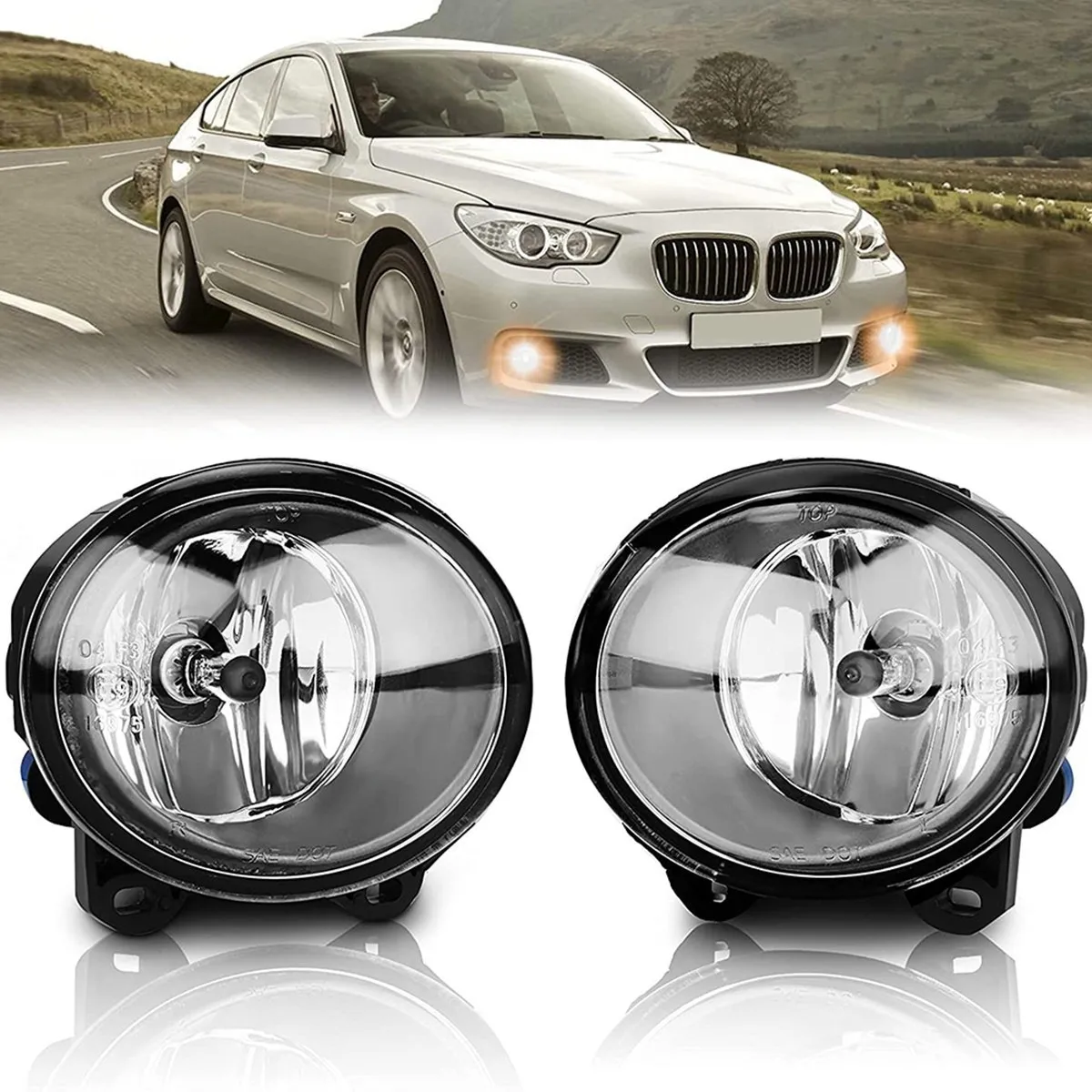 

Front Bumper Driving Lamp Fog Light 63177839865 63177839866 For BMW- 2 3 5 Series E92 E93 F07 F10 F22 F23 M3 M5-A28K