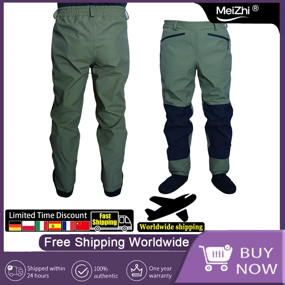 

Breathable Waterproof Elite 3 Layer Fly Fishing Waist Waders Stockingfoot High Pant Wader Durable Duck Hunting Wading Pants