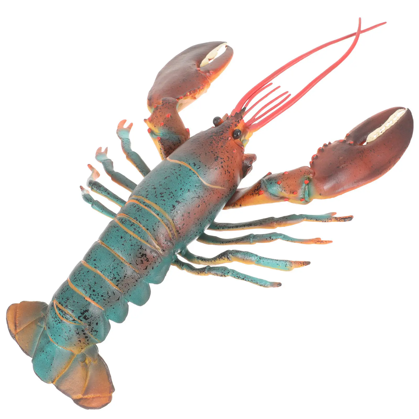 

Simulation Lobster Artificial Realistic Detailed Plastic Desktop Decor Lifelike Educational Prop Decorative Cognitive Plaything
