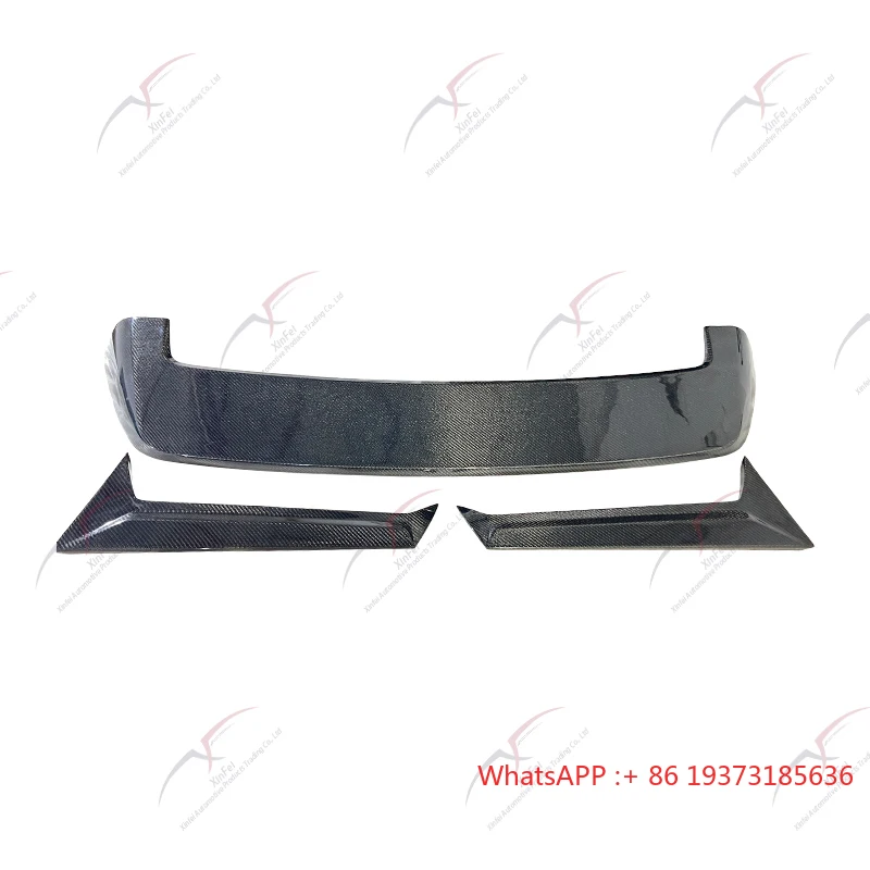 Car Body Modification Carbon Fiber Top Rear Spoiler Tail Wing Kit Suitable for Audi Q7 Body Kit Decoration