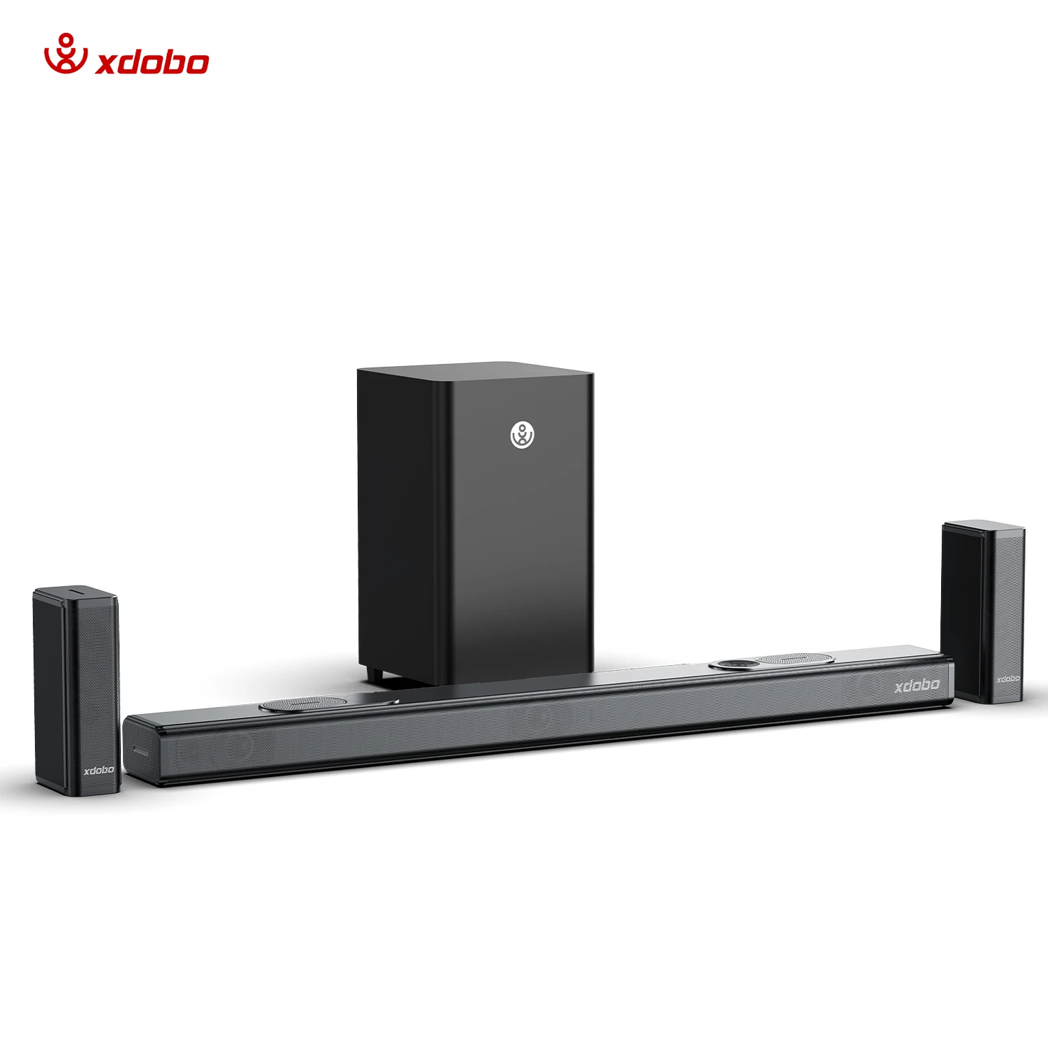 Xdobo Soundbar With 8" Wireless Subwoofer,2 Surround Speakers 500W Home Theater Speaker With ARC/Optical/AUX/USB/Coaxial