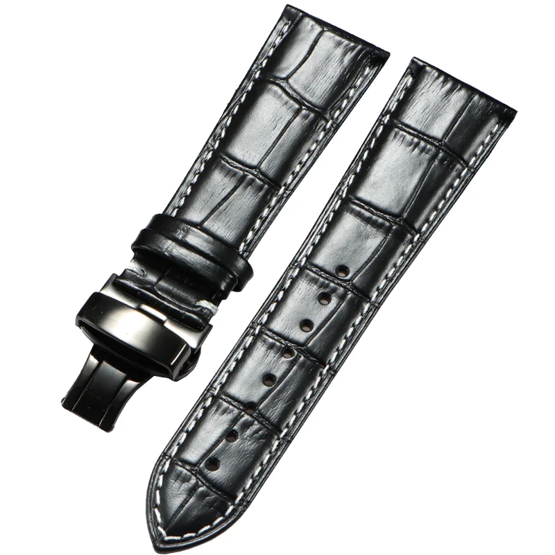 22mm23mm 24 مللي متر 26 مللي متر 28 مللي متر عرض كبير حزام ساعة جلد للديزل الجمعة فرانك مولر 6002 متر 6000H الفرقة أساور شحن مجاني