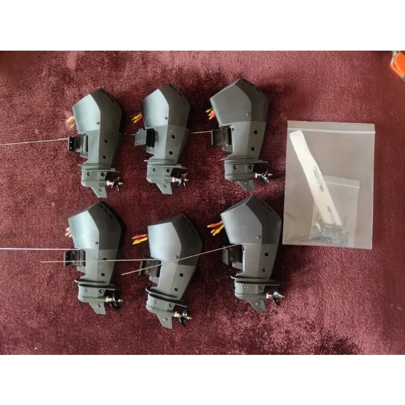 2445 Brushless RC Boat Outboard Motor 1/12 Scale Water Cooled Stainless Steel Gear Metal Drive Shaft Upgrade Part DIY