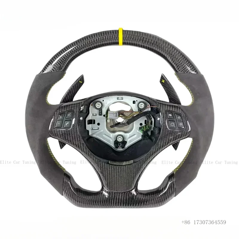 

For BMW E70 E71 X1 X5 X6 E90 E91 E92 E93 E81 E82 E87 E88 E84 Custom Modified Carbon Fiber Steering Wheel