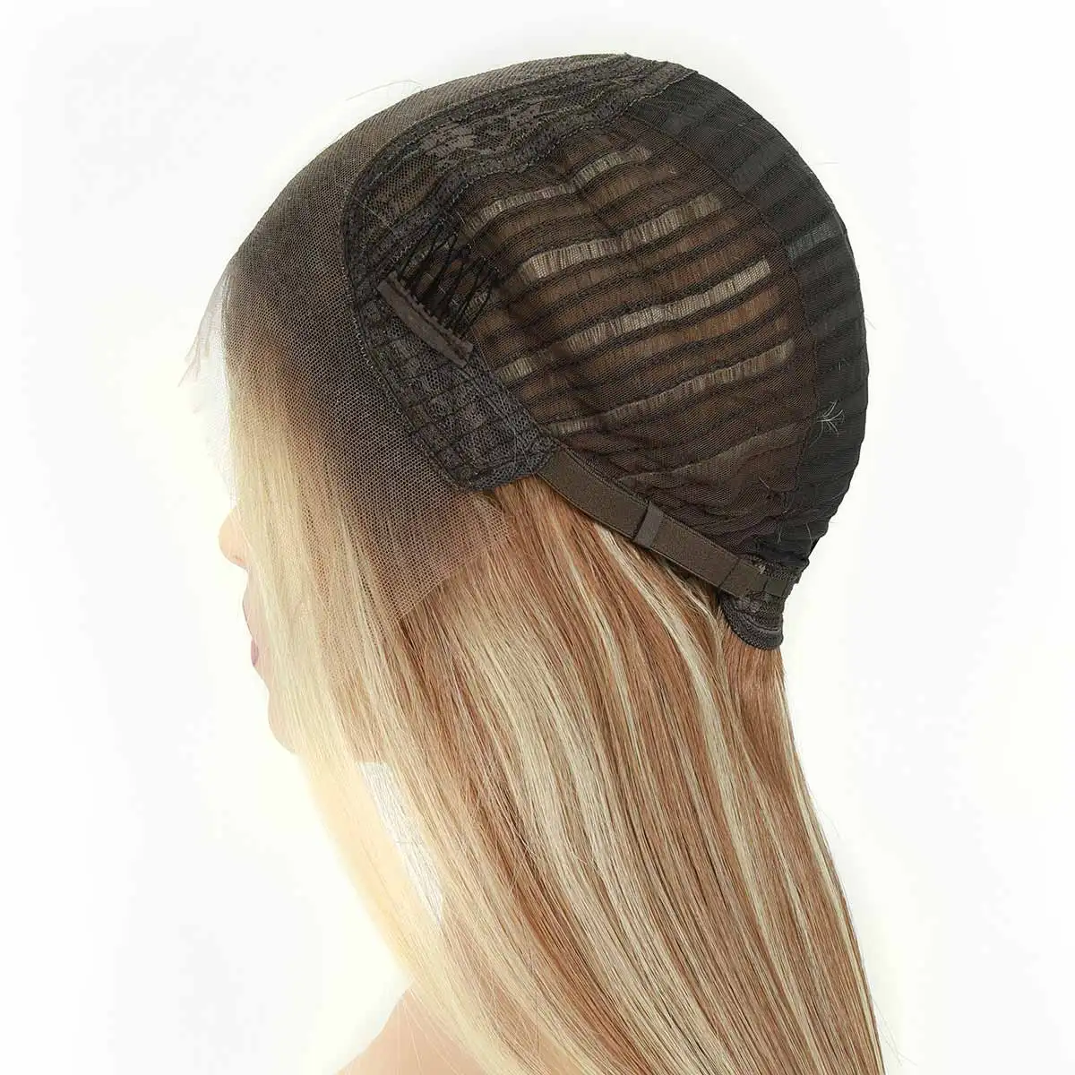 

TUWG06 Швейцарский парик спереди, смешанные светлые человеческие волосы, 100% китайские парики из натуральных волос Remy для женщин, парики из натуральных волос