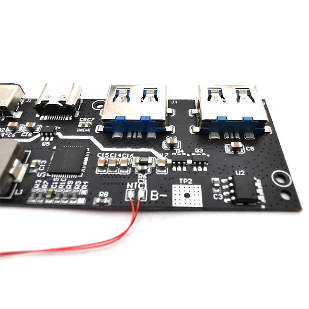 QC4 PD3.0 22.5W 5 Port 2 Way Fast Charge Mobile Power Module Circuit Board DIY Motherboard (1 Pcs)-A50M