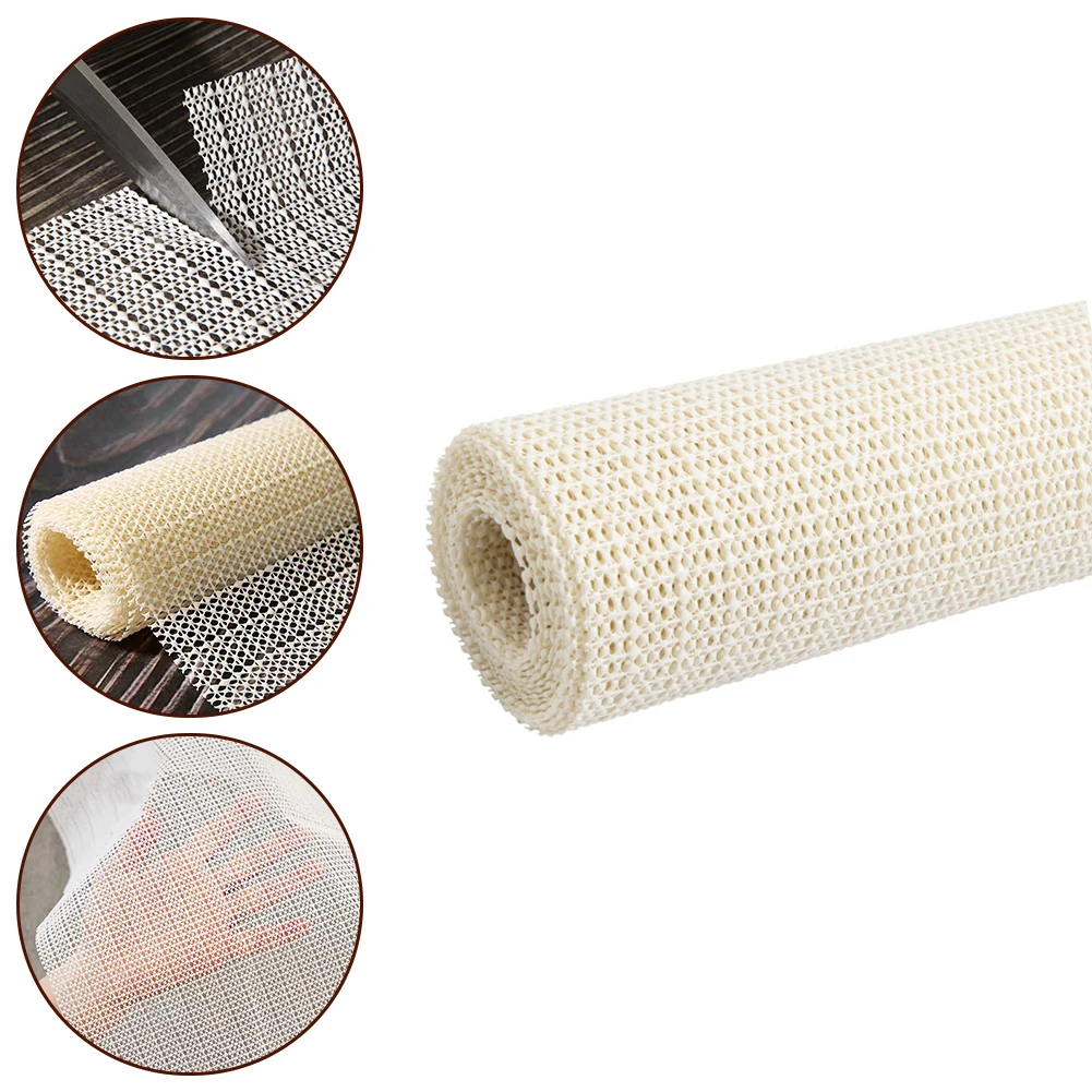 

2pcs Beige Non-Slip Mat Anti Slip Mat PVC Rug Grippers Antislip Matting Drawer Liner Carpet 30*50cm Protective Pad Interior Part