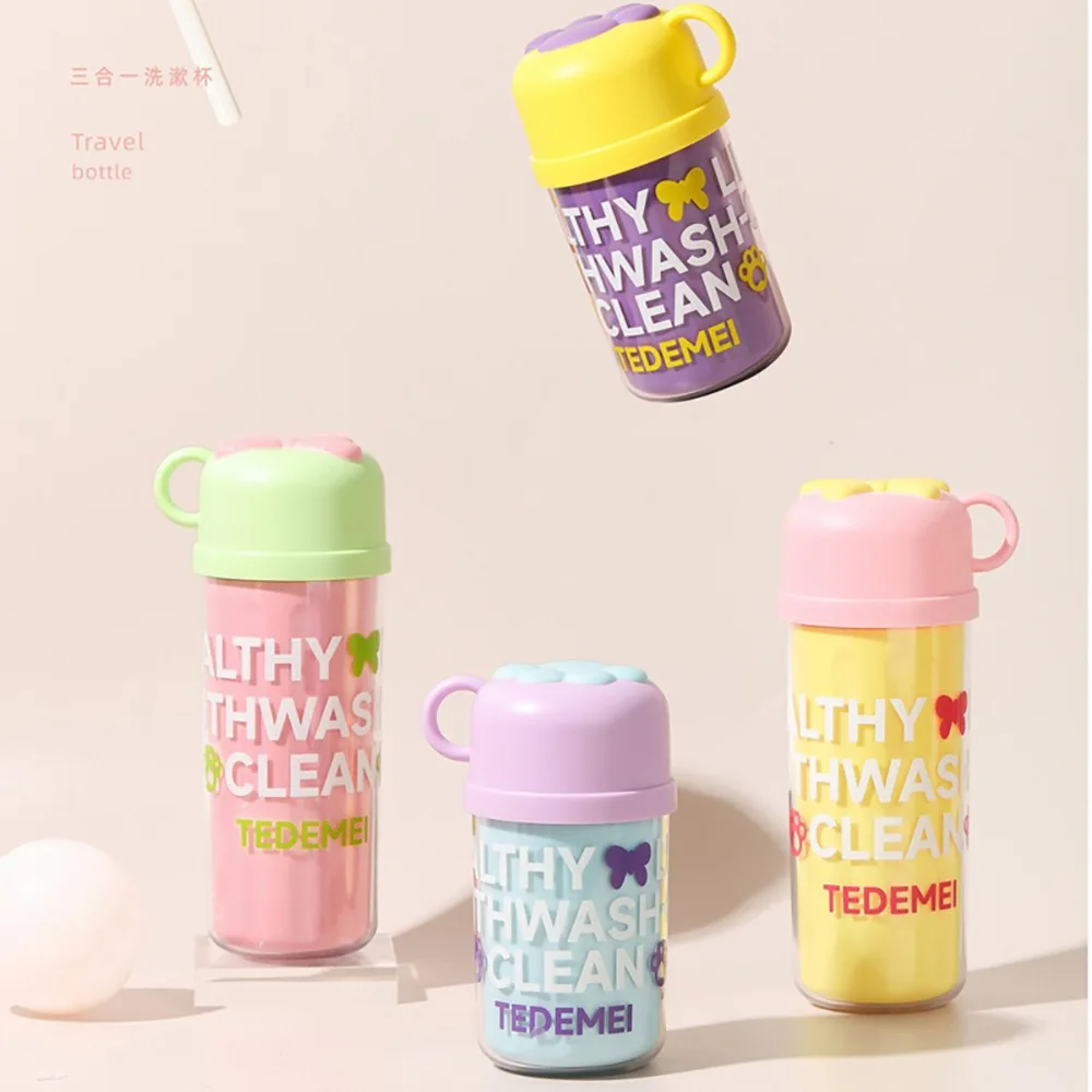 

Простая дорожная/портативная зубная посуда для офисных работников (деловая поездка): зубная щетка, чашка для мытья/ополіскивателя, ящик для хранения с ручкой