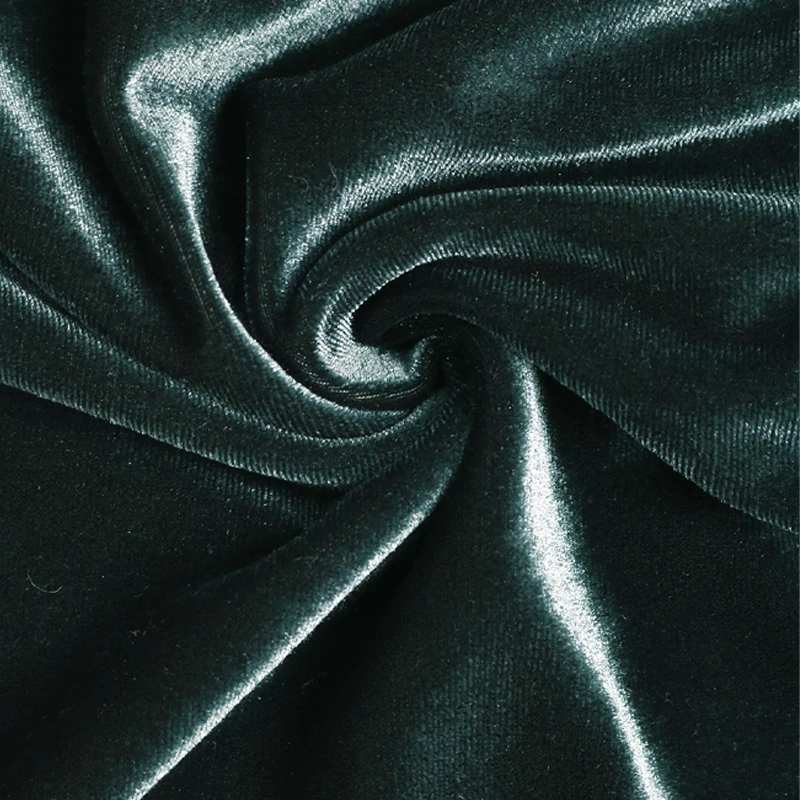 Women's  Green Velvet Dress V Neck Lantern Sleeve Babydoll Mini Dress for Party Evening Daily Holiday