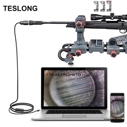 TesLong-ライフルスコープ,デジタルハンティングクリーニングスコープ,ntpg100,直径5mm,20以上の口径