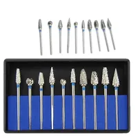 10Pcs Dental Grinding Heads Tungsten Steel Burs for Lab/Clinic High-Speed Polishing Drill Grinder Dentistry Equipment Tools