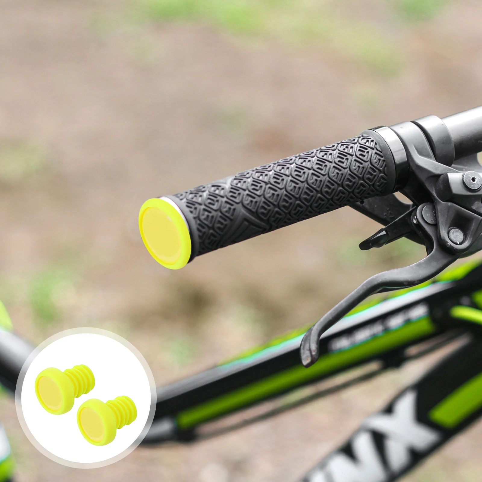 1Pair Colorful Durable Handlebar End Plugs High Grade Material Portable for Bike Accessories Bar End Plug Handlebar Plug