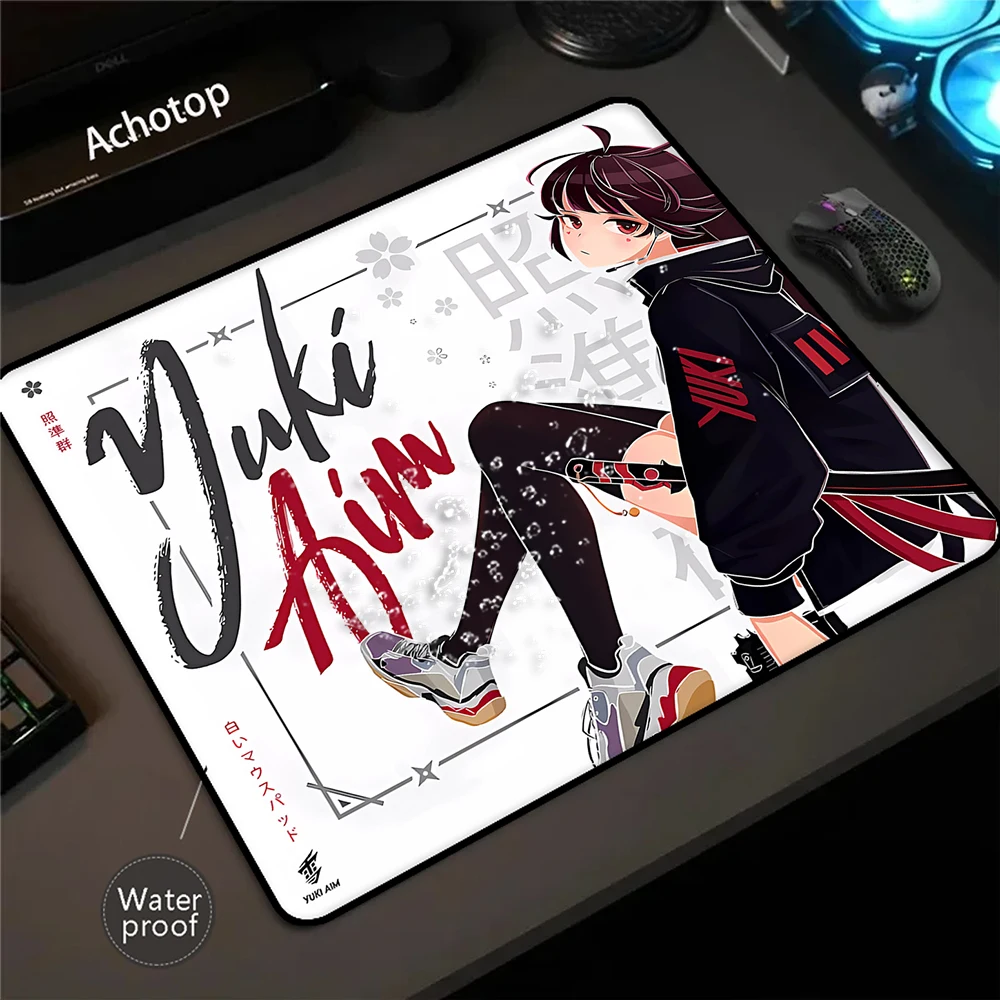 

YUKI AIM 100% Waterproof Mouse Pad Gamer Mousepad Rubber Mouse Mat Gaming Speed Keyboard Pads Office Rubber Desk Mat 40x45cm