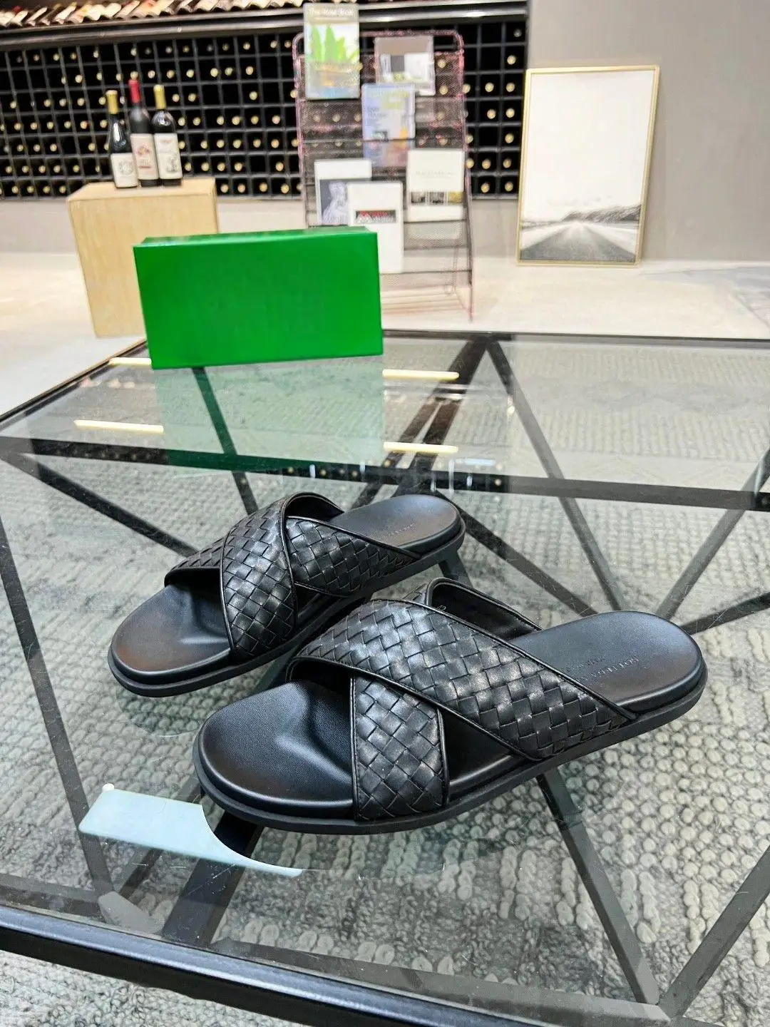

Men's Leather Sandals, Home Slippers, Beach Shoes, Skin-friendly and Comfortable, Luxury shoes, Cowhide Fabric,Birthday Gifts