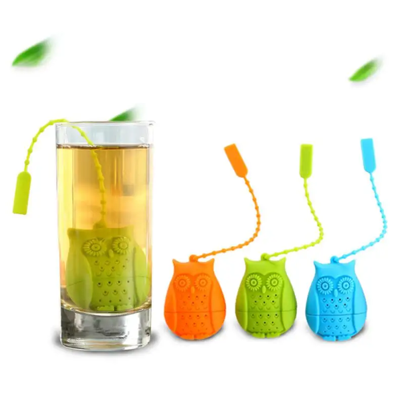 Creative Silicone Tea Strainers Coffee Loose Tea Leaves Infusers Silicone Filter Container Strainers Teaware Kitchen Accessories