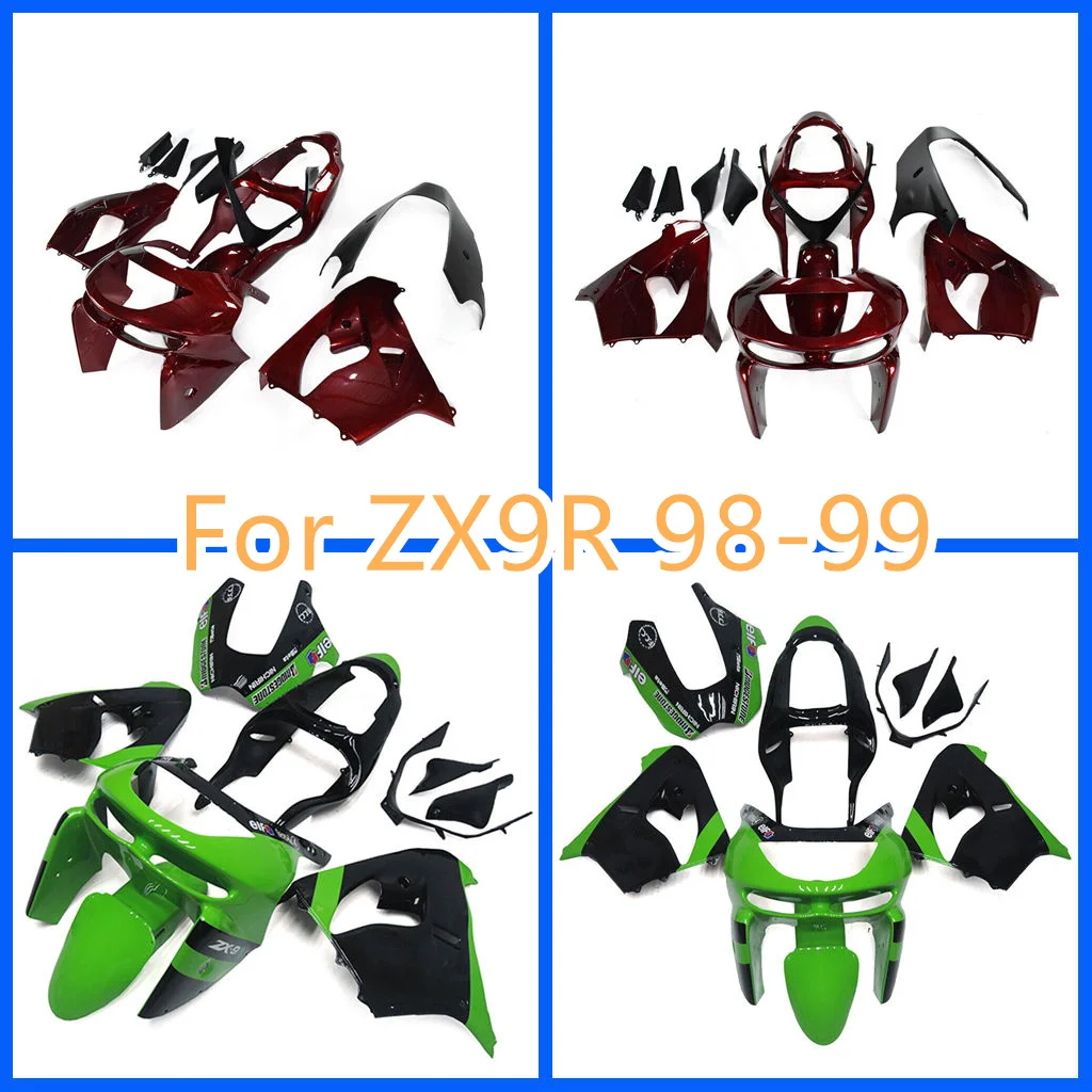 

Подходит для Kawasaki 98 99 ZX-9R 1998 1999 ZX9R ABS Обтекатель Kit Road Racing Body Repair Aftermarket Parts 100% Fit литьевая форма