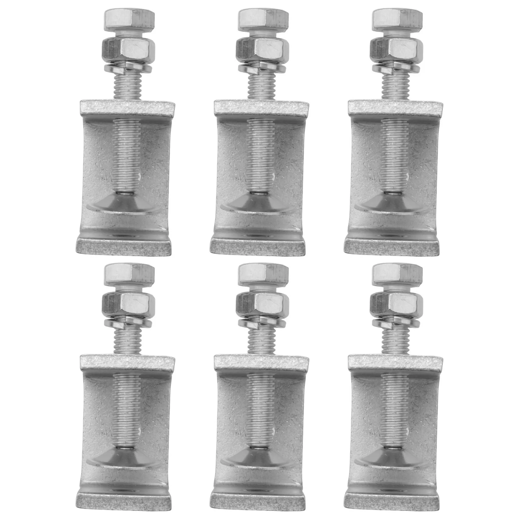 BAAG-12Pcs C Clamps,U Clamps For Metal Working, Small Desk Clamp With Stable Wide Jaw Opening & Protective Pads/I- Design