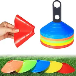 Cone De Disco De Agilidade Conjunto Para Treinamento Multi Esportivo, Cones Espaciais Com Suporte De Plástico, Jogo De Futebol E Futebol, 10 PCs, 15 PCs, 20 PCs, 25PCs