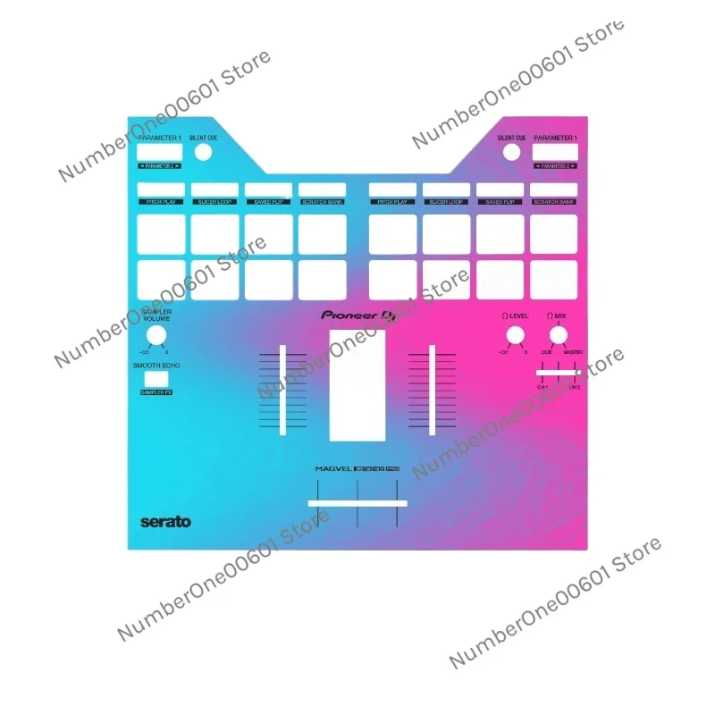 

DDJ-REV7 Skin DJ Controller Panel Mask. PIONEER Disc Maker Colorful Patch Customizable