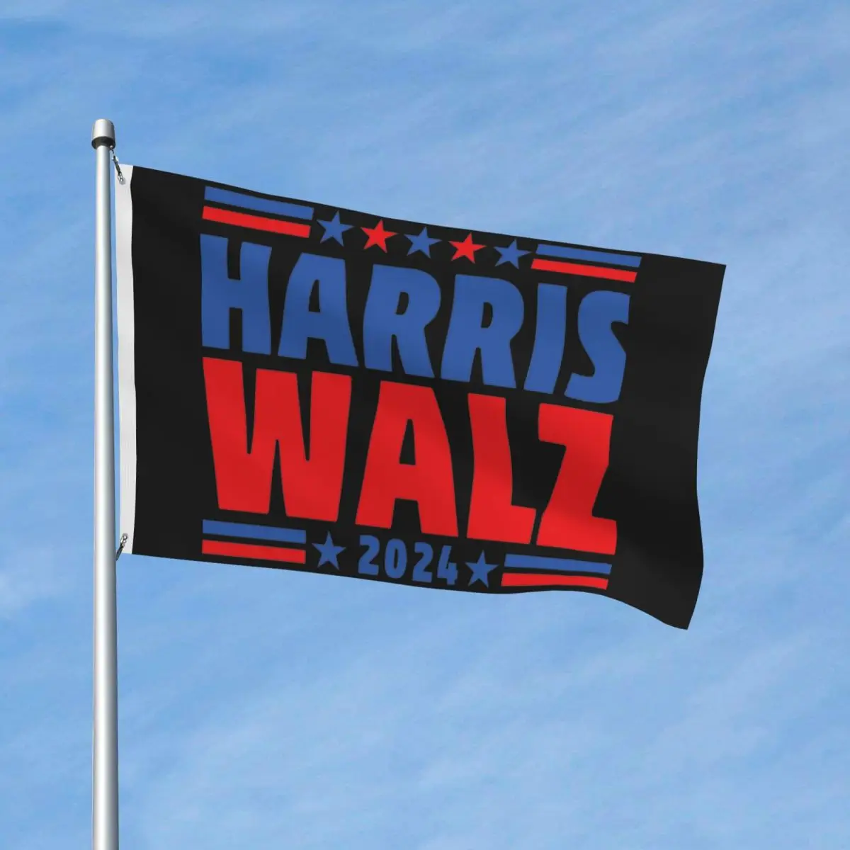 Kamala Walz 2024 Election Flags Double Sided Outdoor Banner All Weather Home Room Dorm Wall Decor 90x150cm