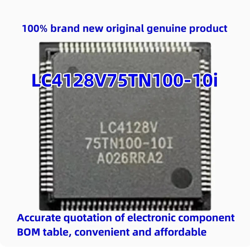 New original LC4128V75TN100-10I/10C package TQFP100 microcontroller chip IC in stock