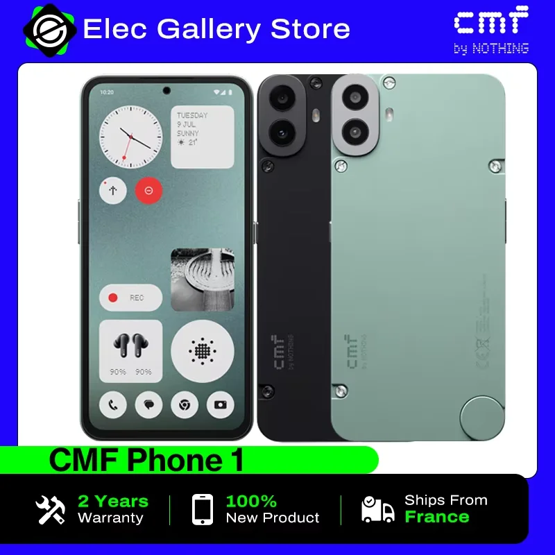 Global Version CMF by Nothing Phone 1 5G Smartphone MediaTek Dimensity 7300 5G 50MP Sony rear camera 5000 mAh Battery WIFI NFC