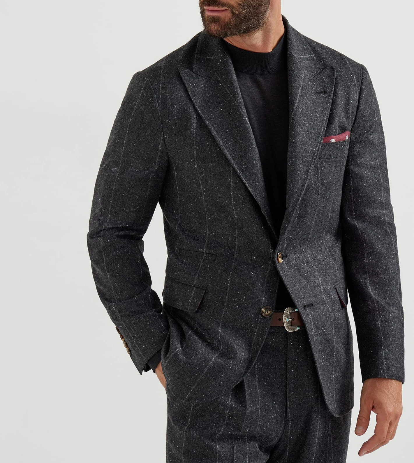 أزياء الرجال الدعاوى مخطط 2 قطعة مقلمة اثنين زر الدعاوى الذروة التلبيب الأعمال مناسبة رسمية مخصص trajes الفقرة #2